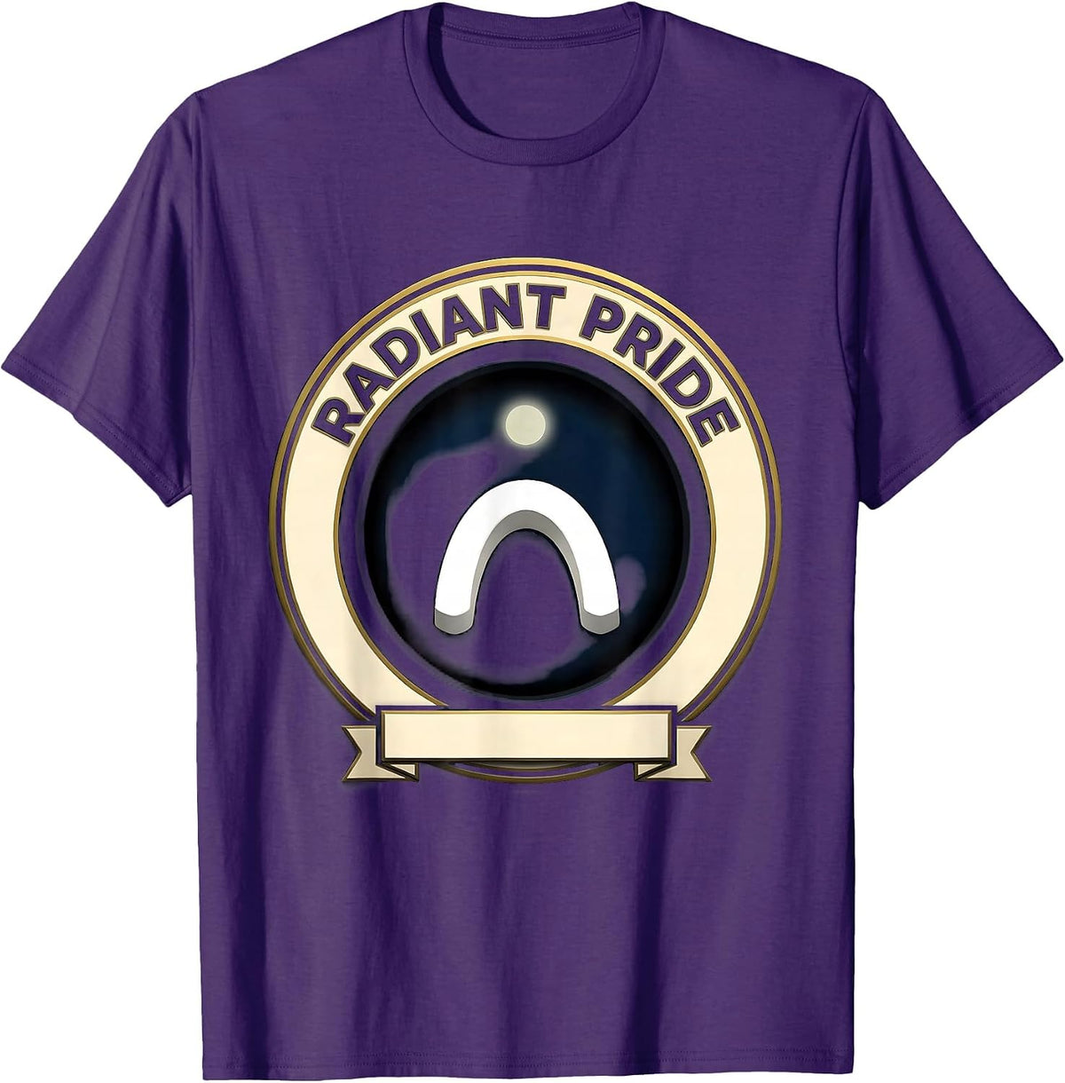 Radiant Pride Funny Radiologic Technologist X-ray CT MRI T-Shirt - Purple