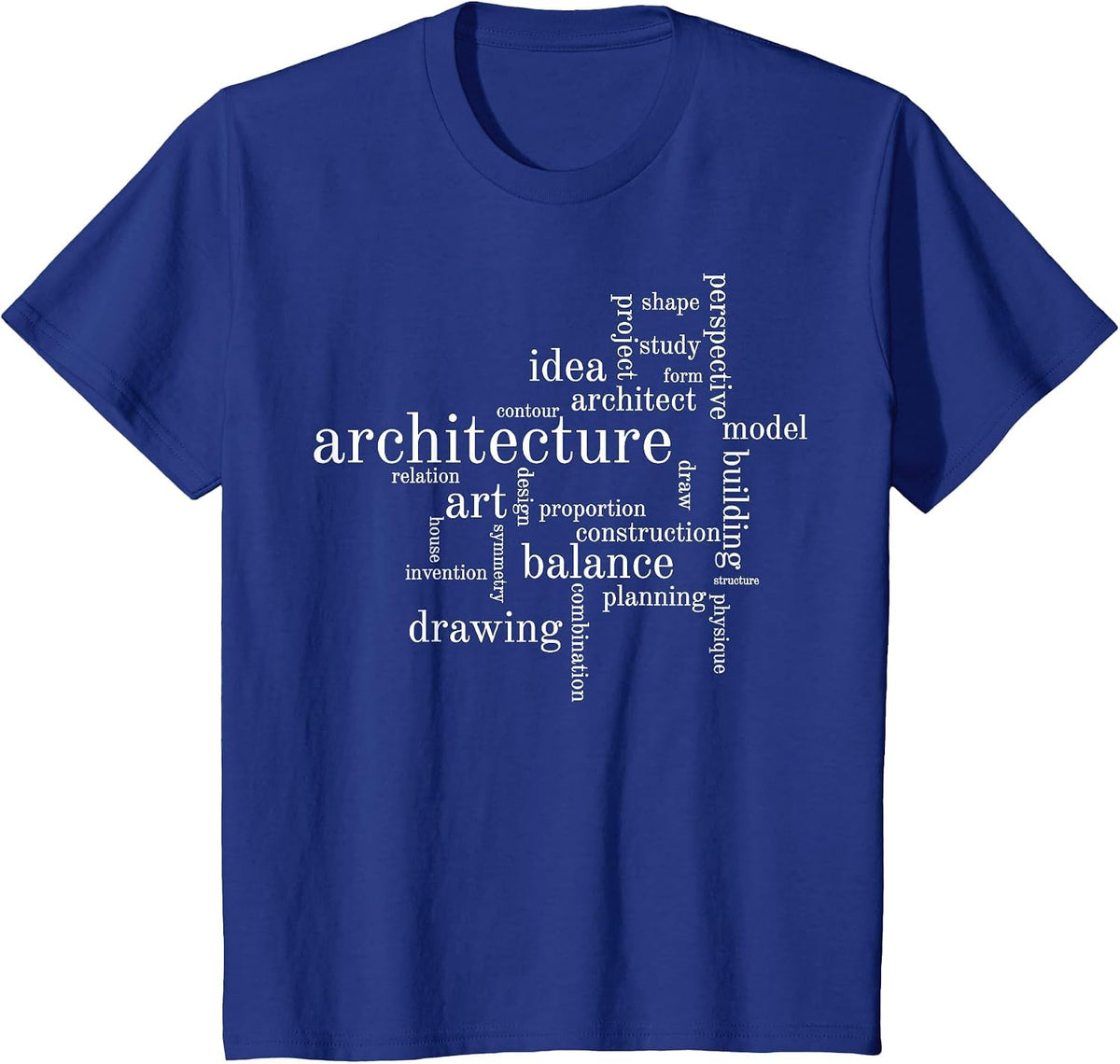 Architecture Work Content Architects T-Shirt T-Shirt - Royal Blue