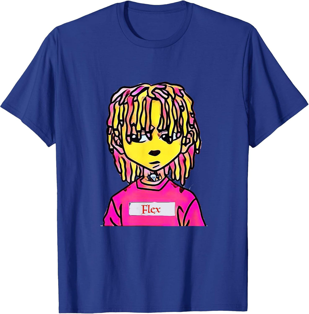 Lil and Big Cartoon Shirt T-Shirt - Royal Blue