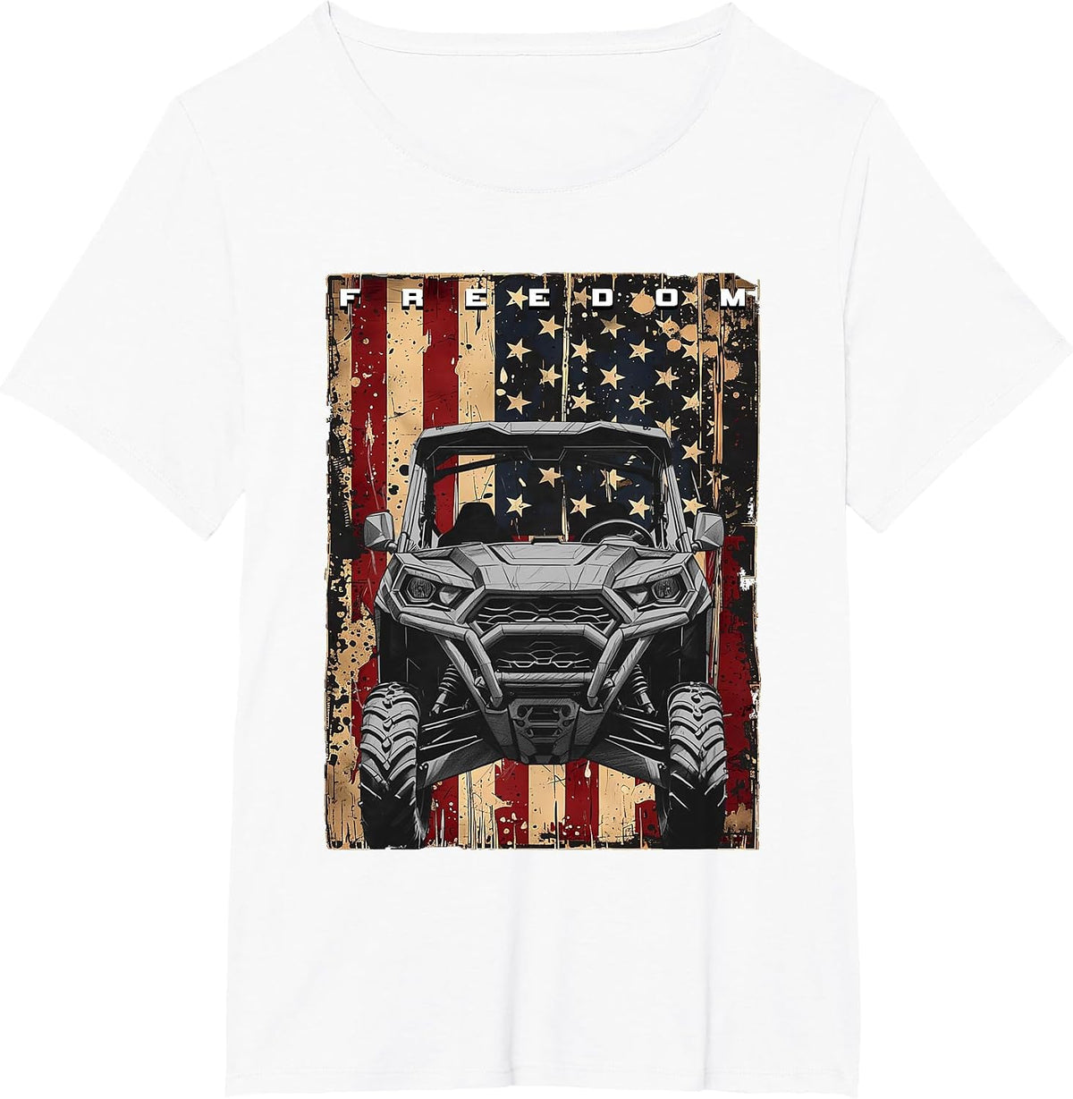 Off Road Quad ATV T-Shirt - White