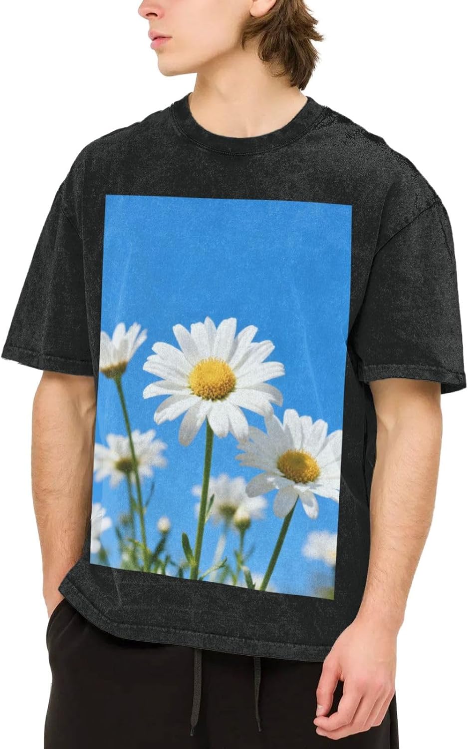 Unisex Basic Washed Cotton T-Shirt - Pattern (232)