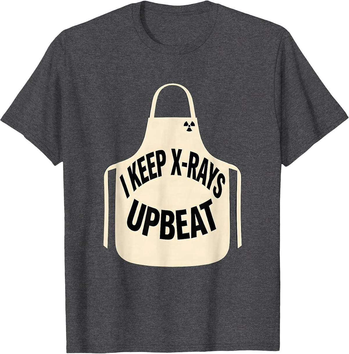 Men's I Keep X-Rays Upbeat Radiology Tech Rad Tech X-Ray T-Shirt - Dark Heather Grey