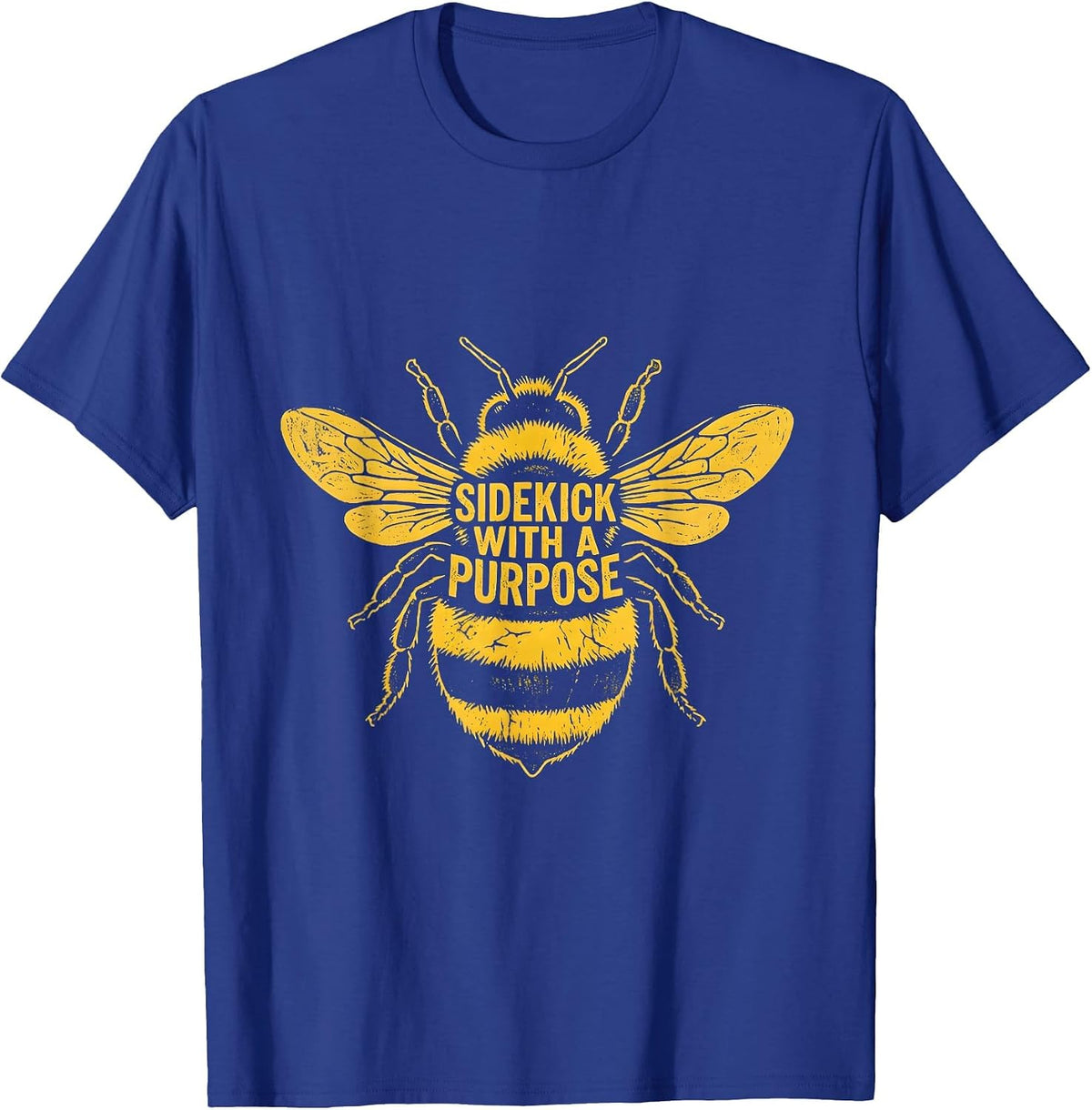 Sidekick With A Purpose Paraprofessional Design T-Shirt - Royal Blue