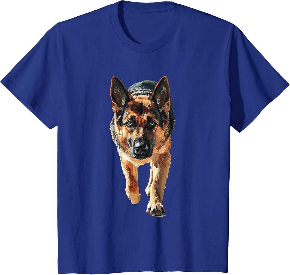German Shepherd T-Shirt - Royal Blue