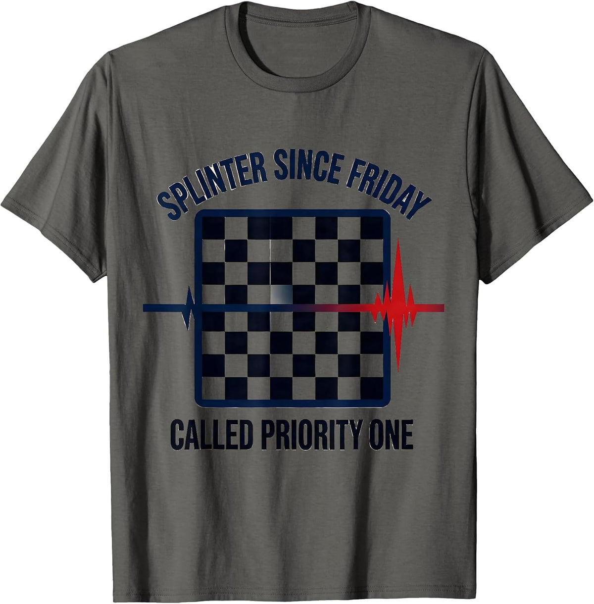 Men's Splinter Since Friday Called Priority One EMT T-Shirt - Asphalt Grey
