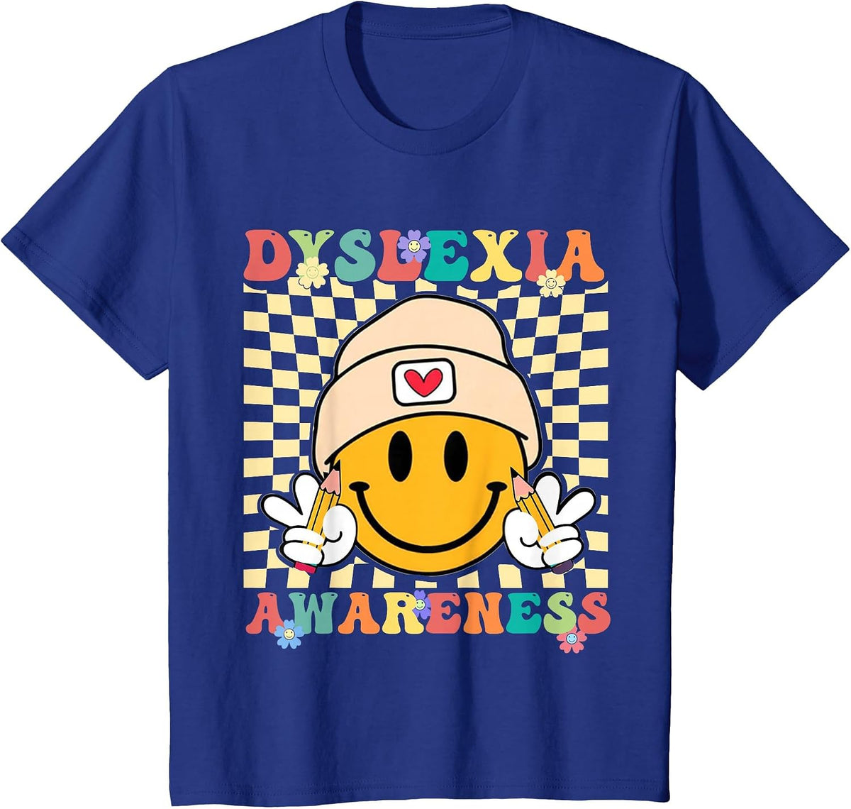Dyslexia Awareness Dyslexia Specialist Teacher T-Shirt - Royal Blue