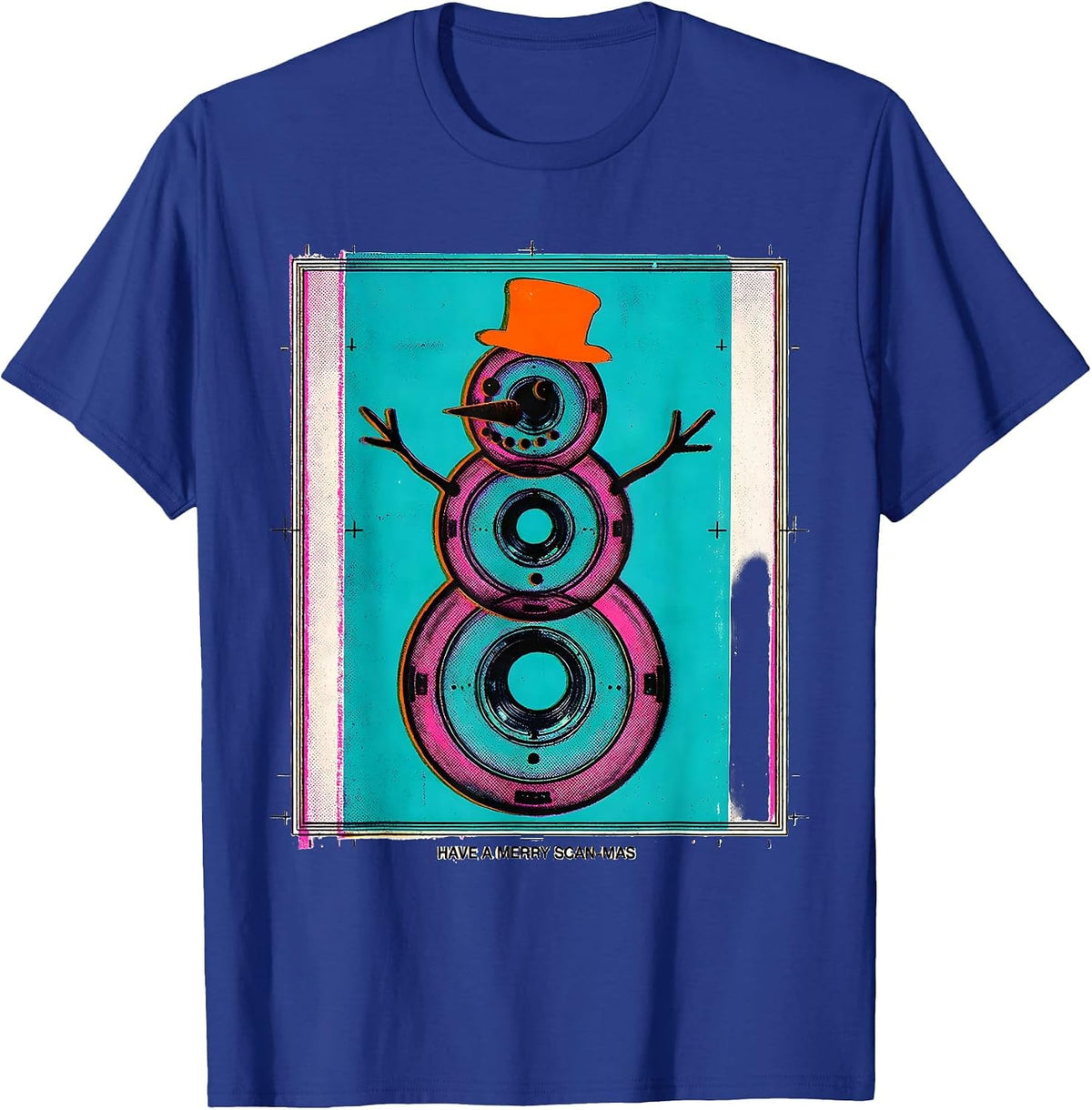 Have A Merry Scan-mas Radiology Tech Christmas Humor T-Shirt - Royal Blue