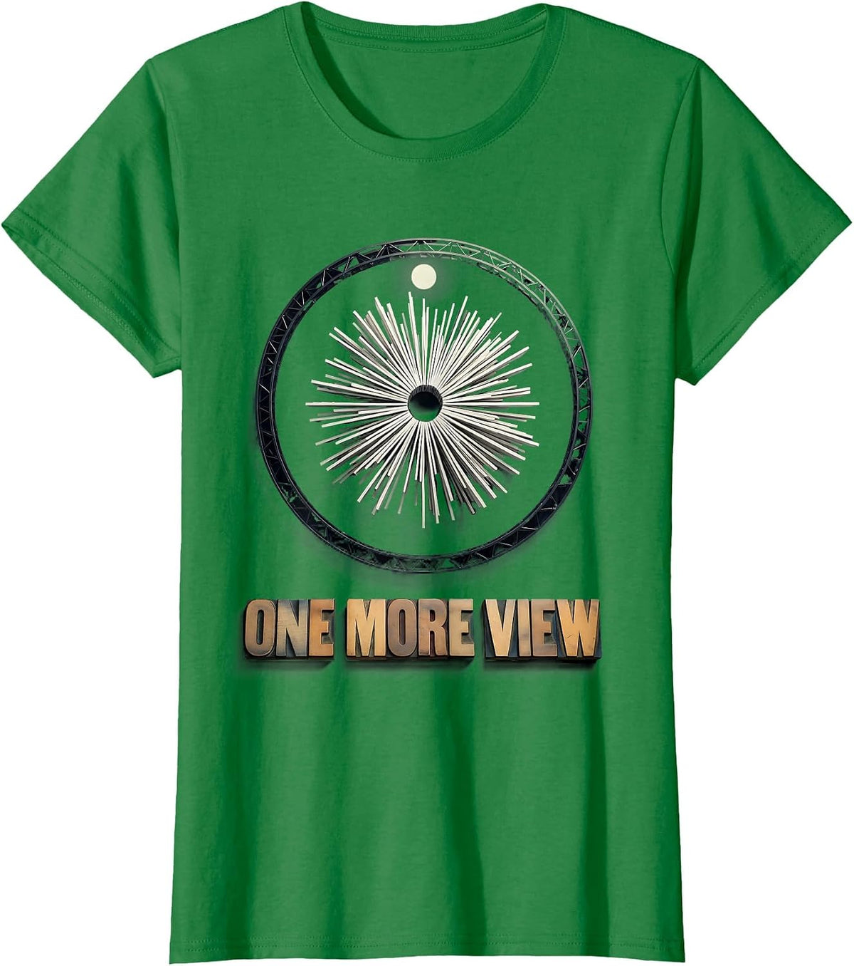 One More View Funny Radiologic Technologist X-Ray Tech Gift T-Shirt - Kelly Green