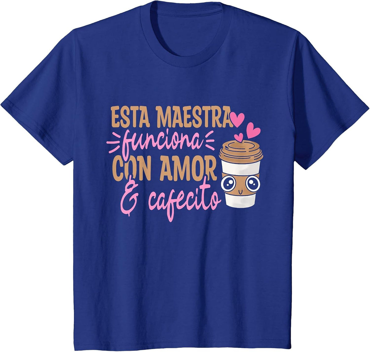 Maestras Espanol Spanish Teacher Hispanic Teacher Bilingue T-Shirt - Royal Blue