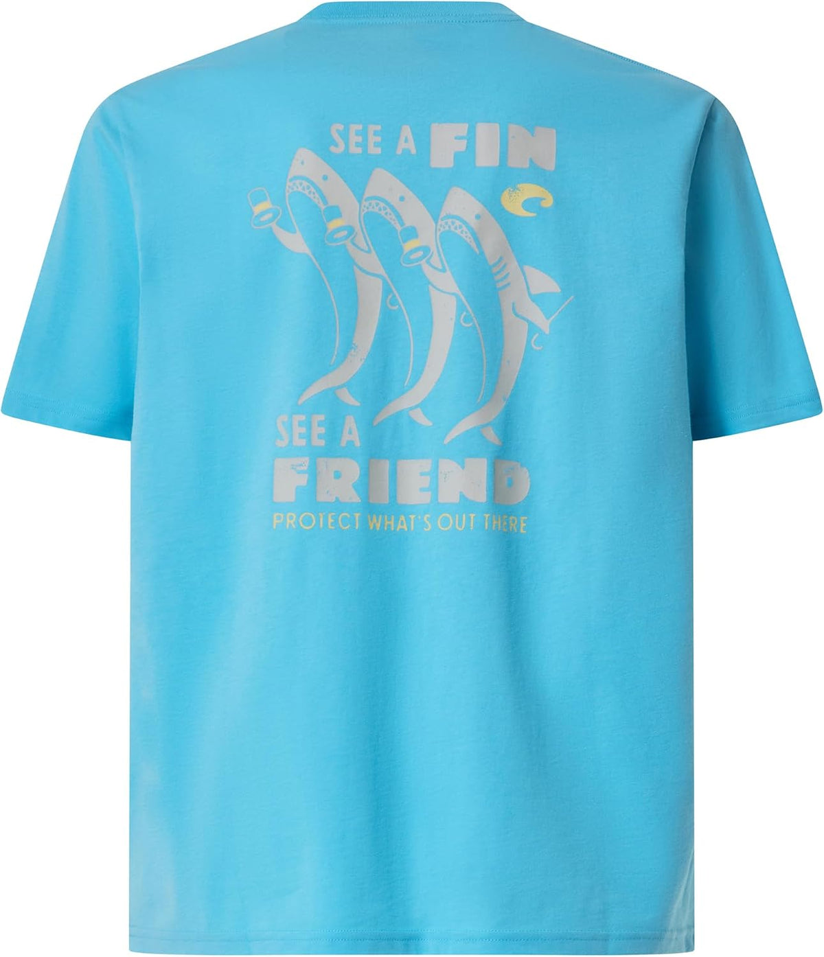 Costa Del Mar Men's Shark Fin Friend T-Shirt - Caribbean