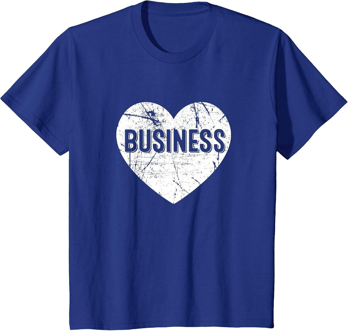 Heart Love to Teach Business Proud Teacher T-Shirt - Royal Blue