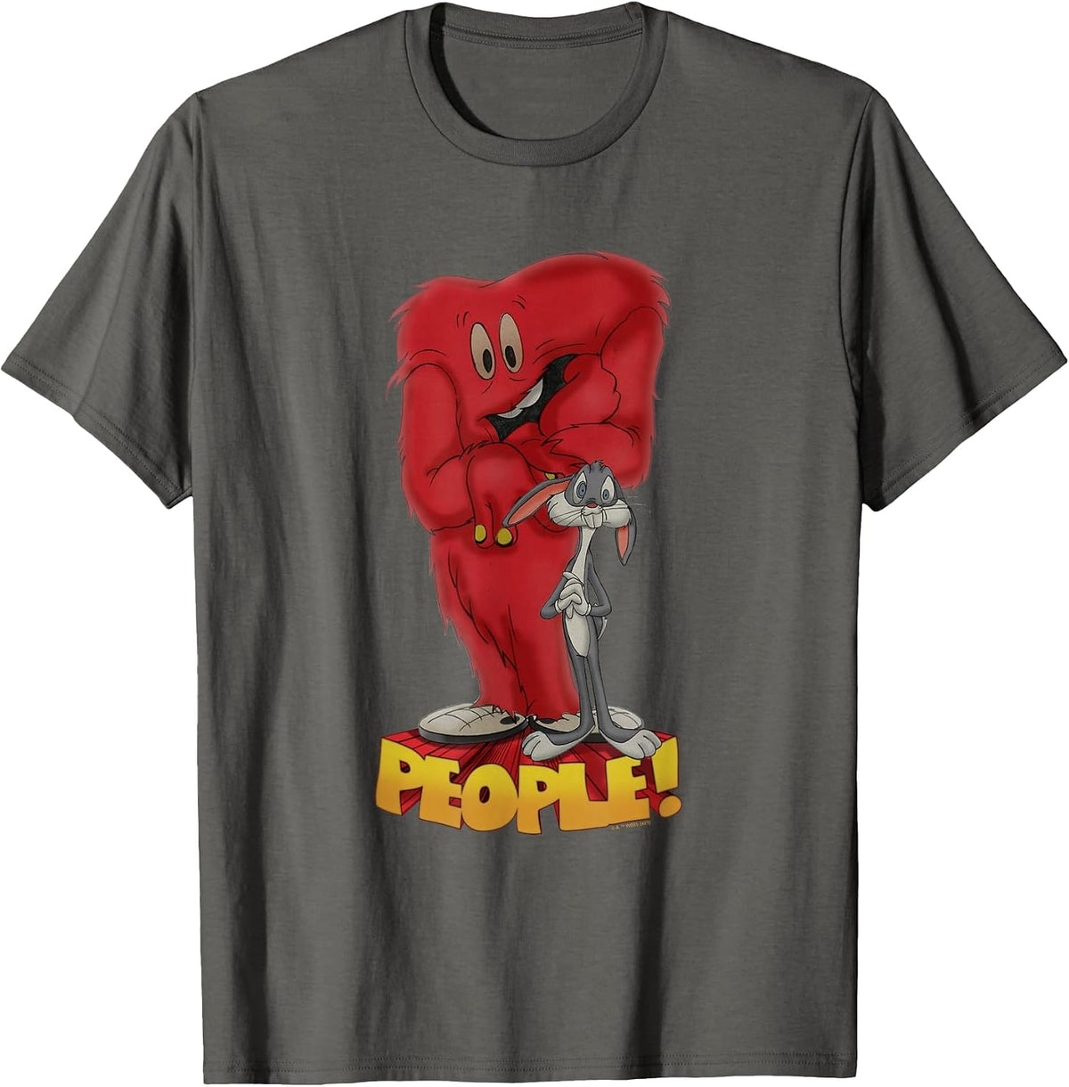 Looney Tunes Bugs Bunny Gossamer People T-Shirt - Asphalt Grey