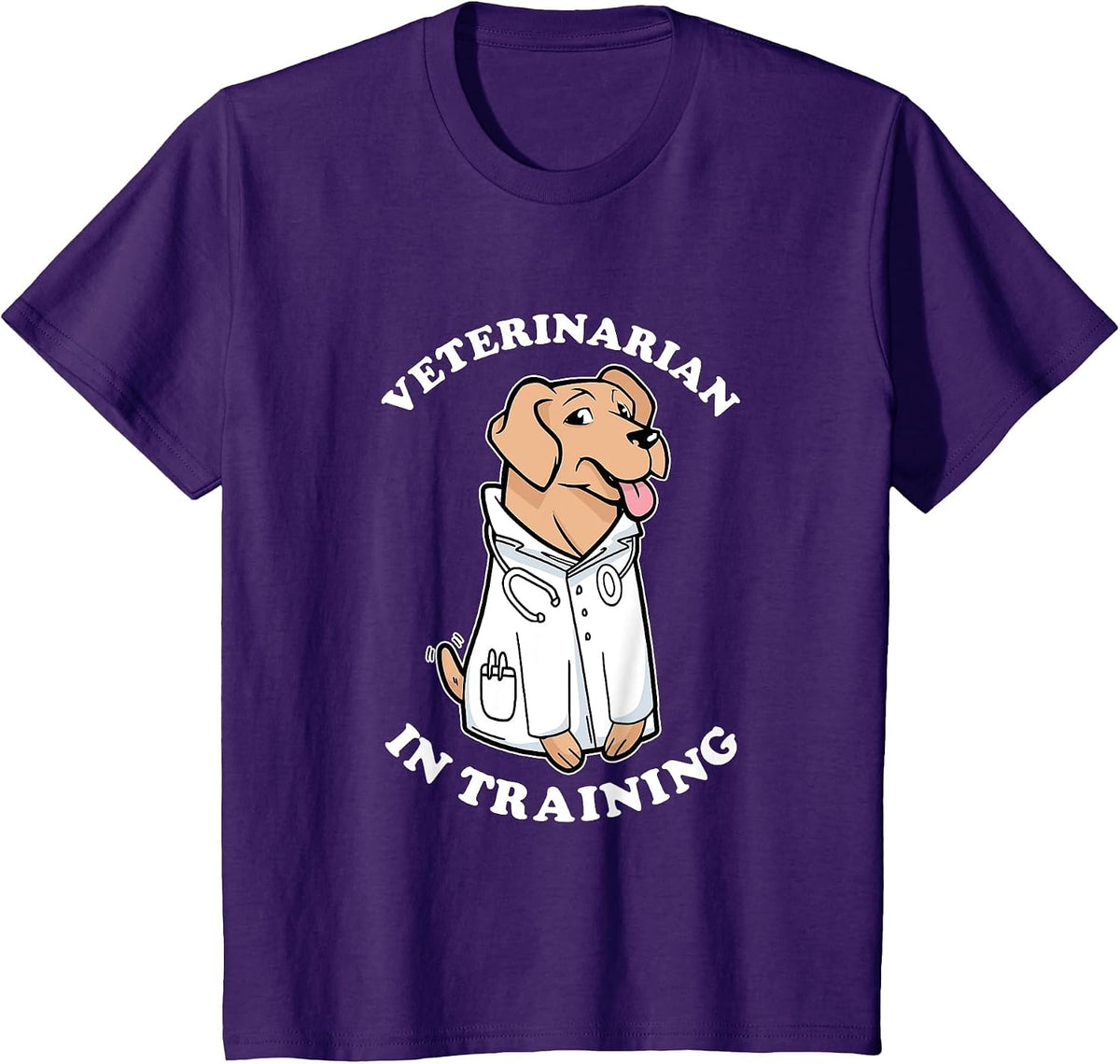 Veterinarian in Training T-Shirt - Purple