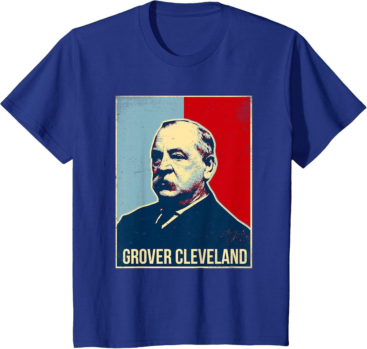 Grover Cleveland President Tshirt T-Shirt - Royal Blue
