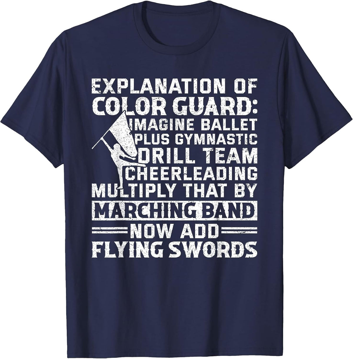 Color Guard Explanation of Color Guard T-Shirt - Navy Blue