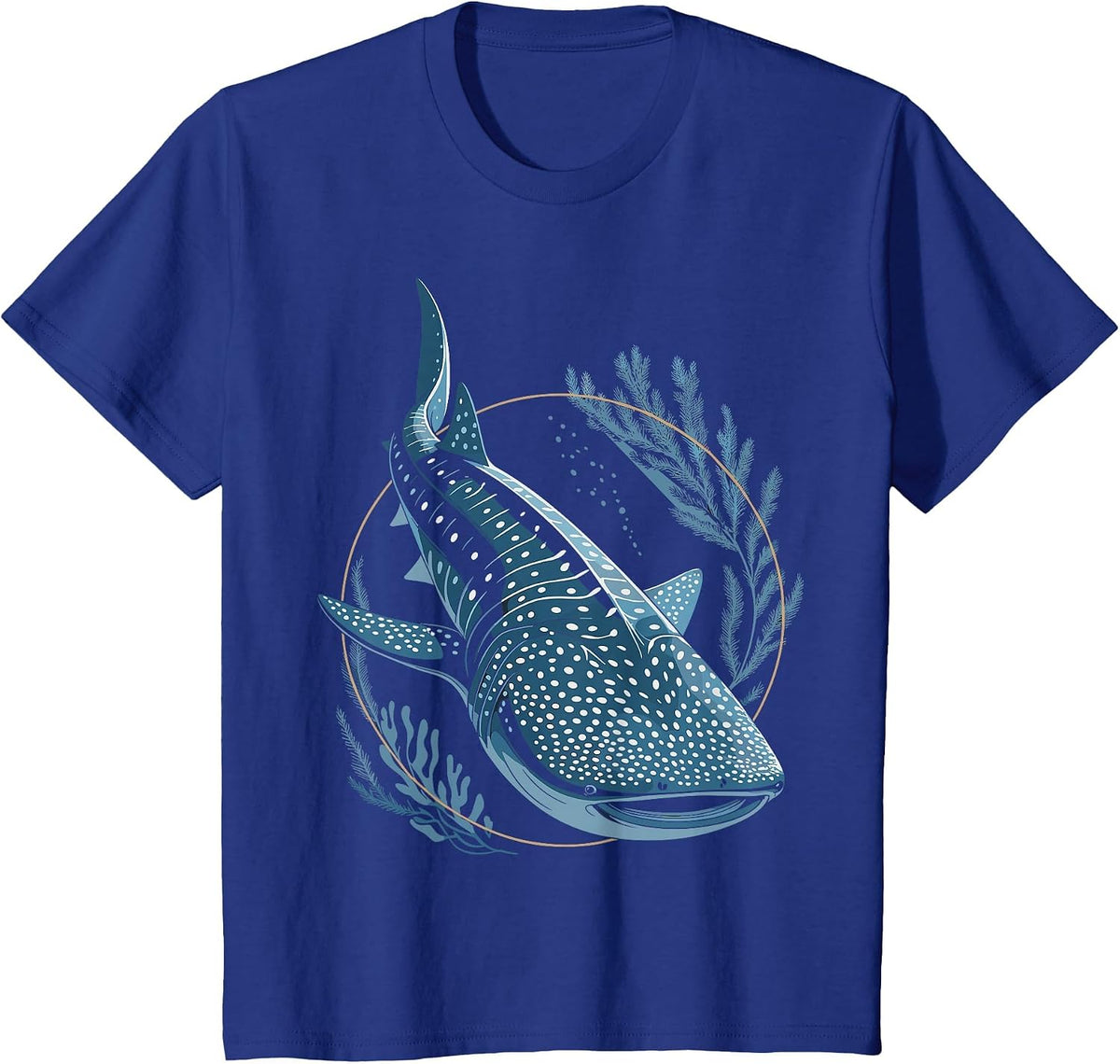 Funny Whale Shark T-Shirt - Royal Blue