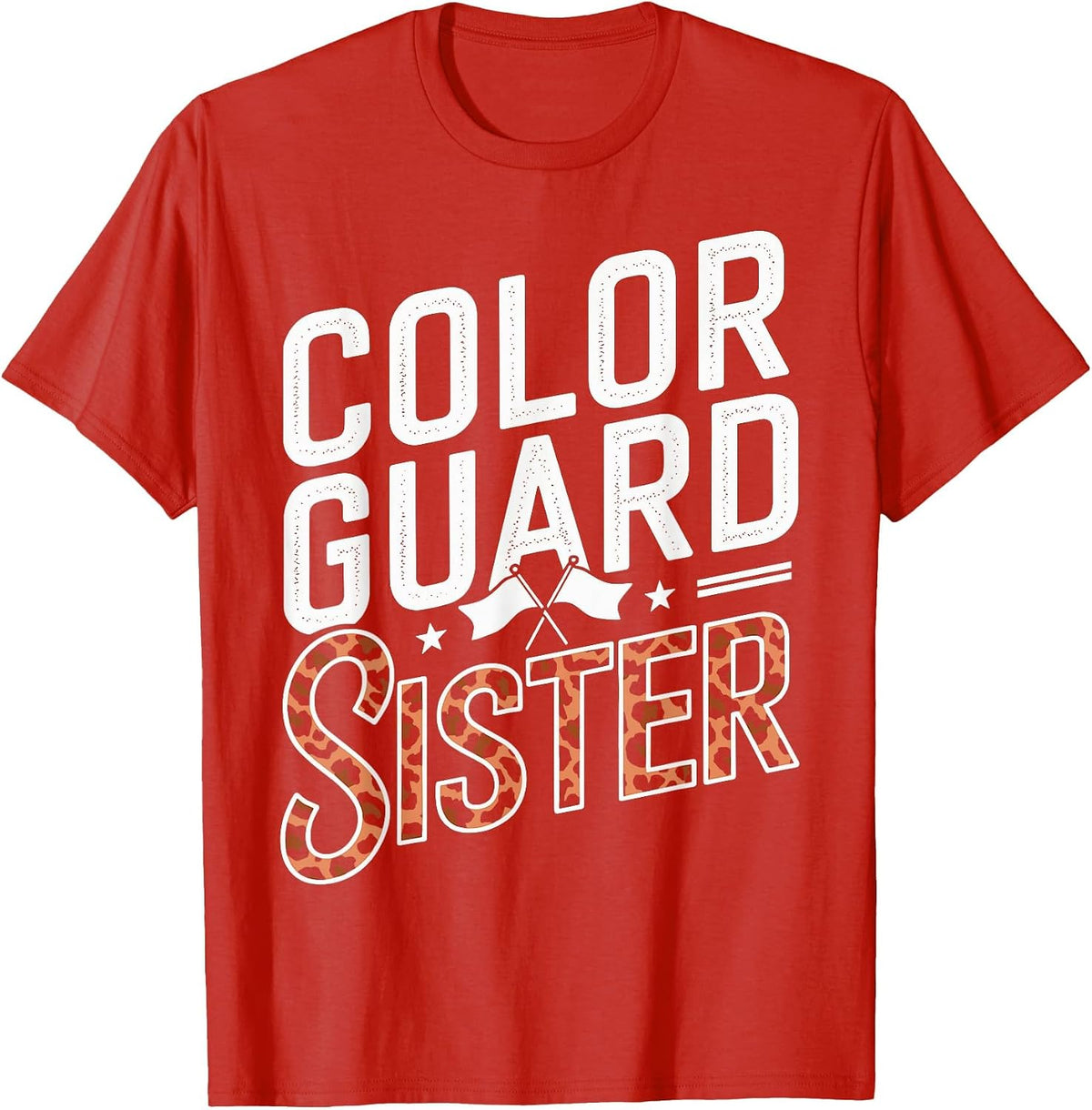 Color Guard Sister T-Shirt - Red
