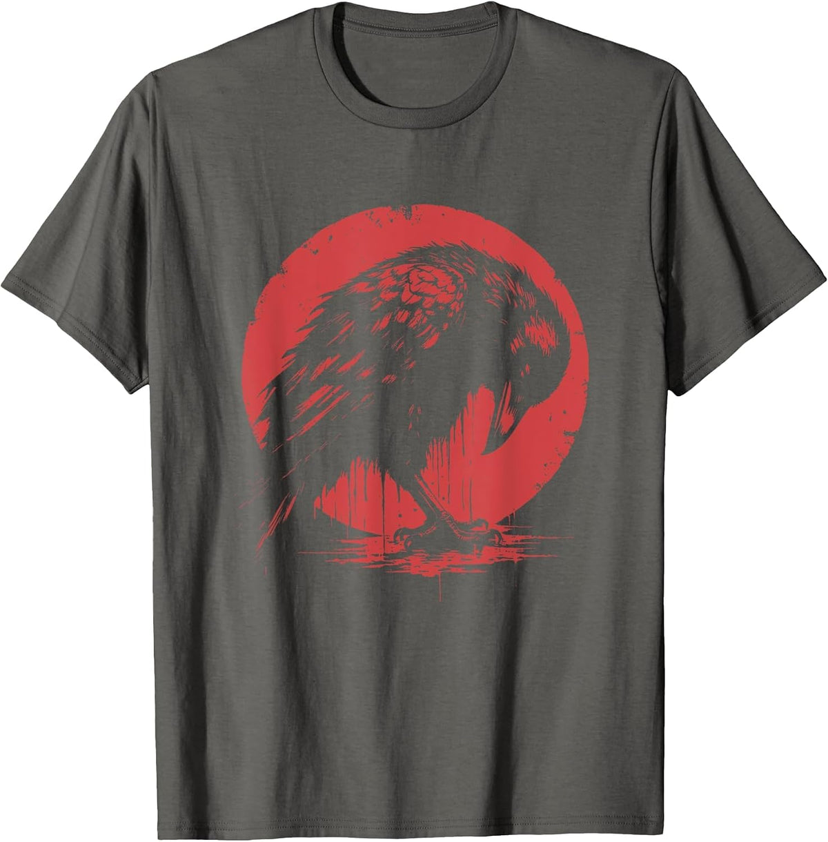 Vintage Occult Art T-Shirt - Asphalt Grey