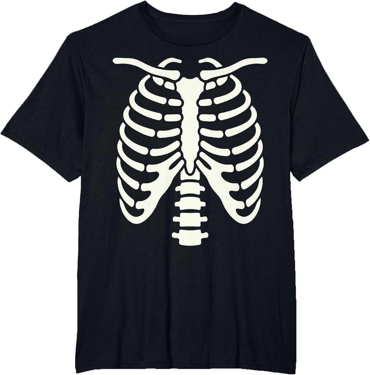 Skeleton Body Halloween Costume Bones Radiology Tech T-Shirt - Black