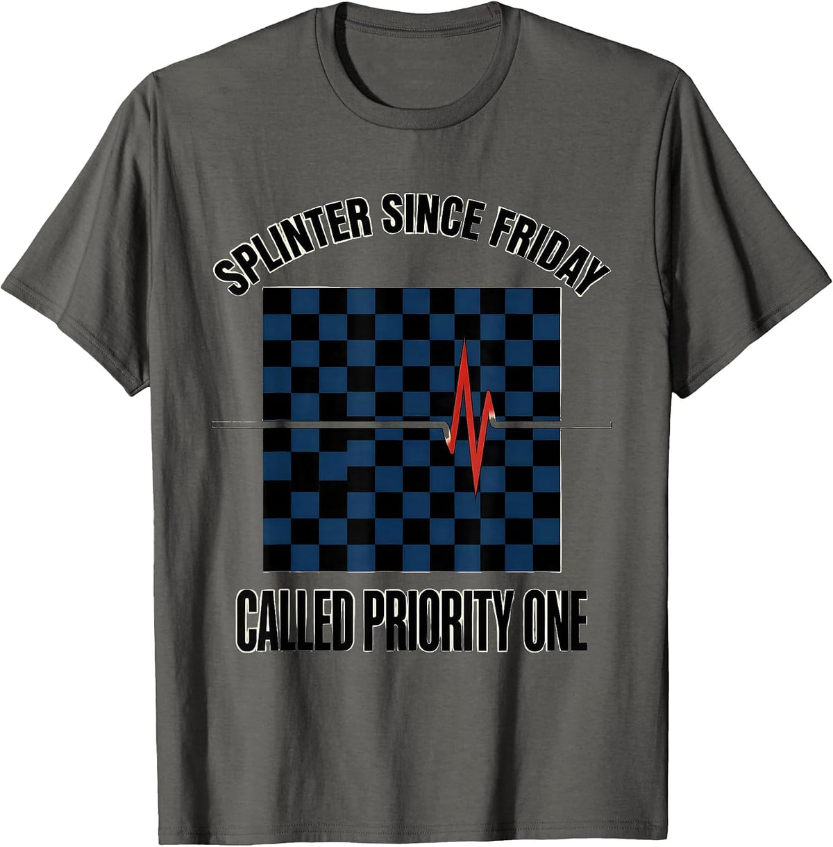 Splinter Since Friday Called Priority One EMT T-Shirt - Asphalt Grey