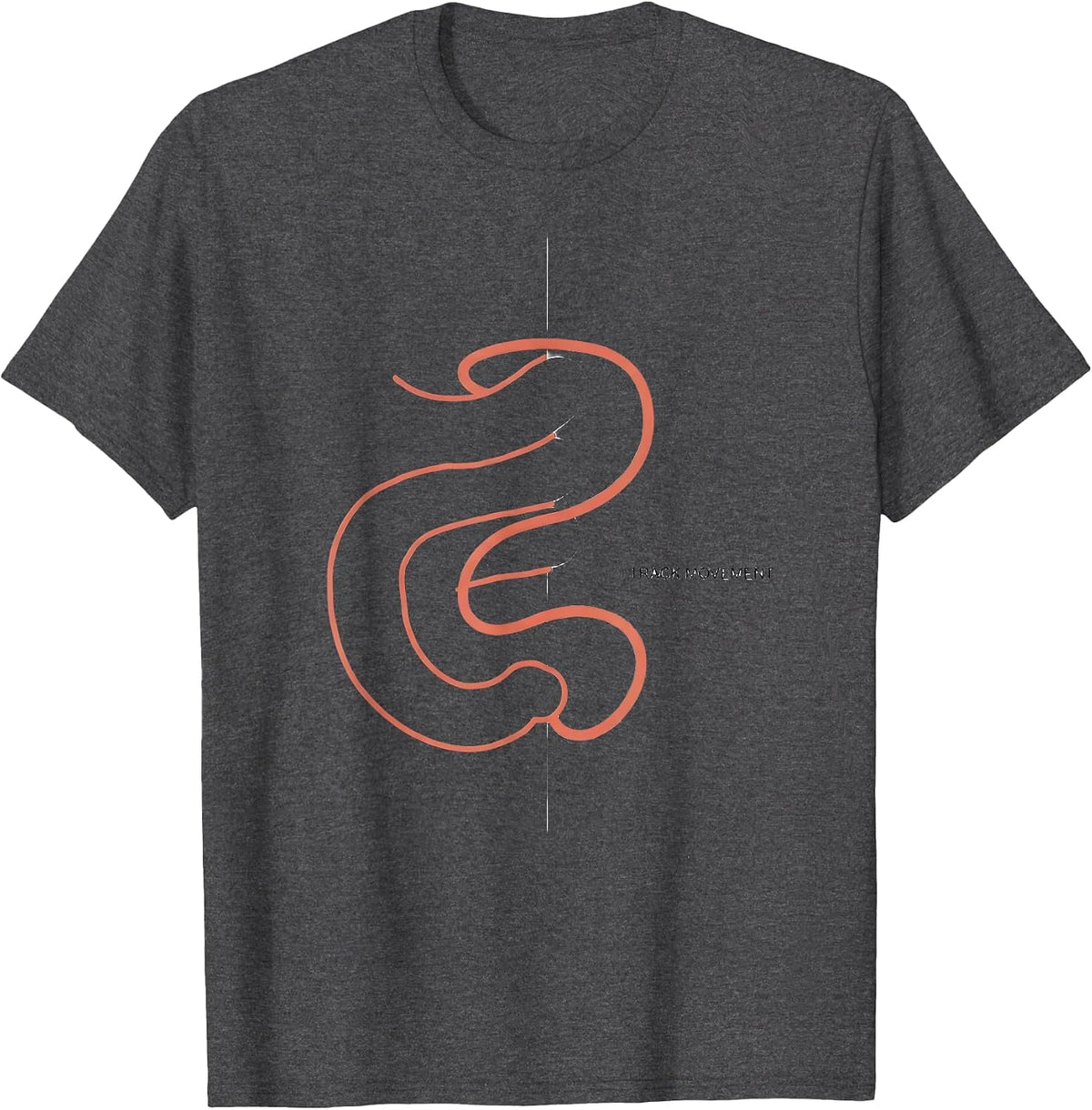 I Track Movement Irreverent GI Nurse Endoscopy Tech T-Shirt - Dark Heather Grey