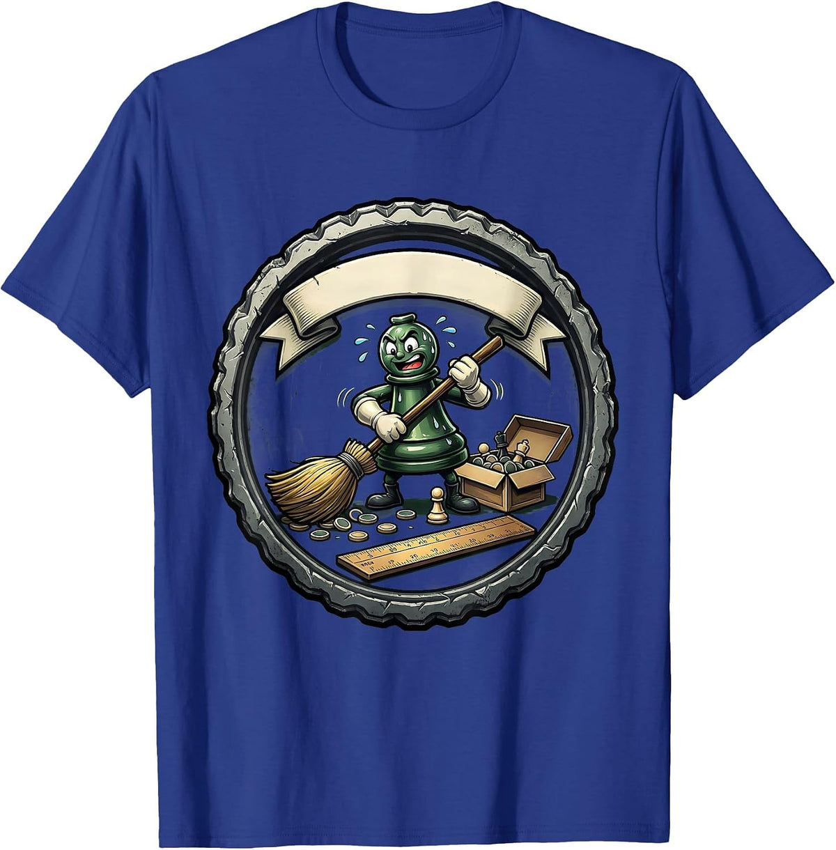 Board Game Night Host Funny Gamer Night Humor T-Shirt - Royal Blue