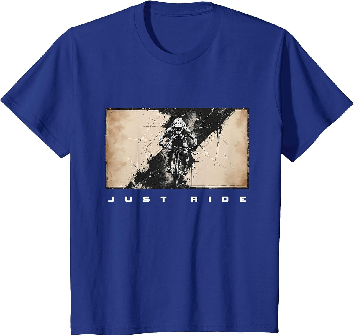 MTB Mountain Bike T-Shirt - Royal Blue