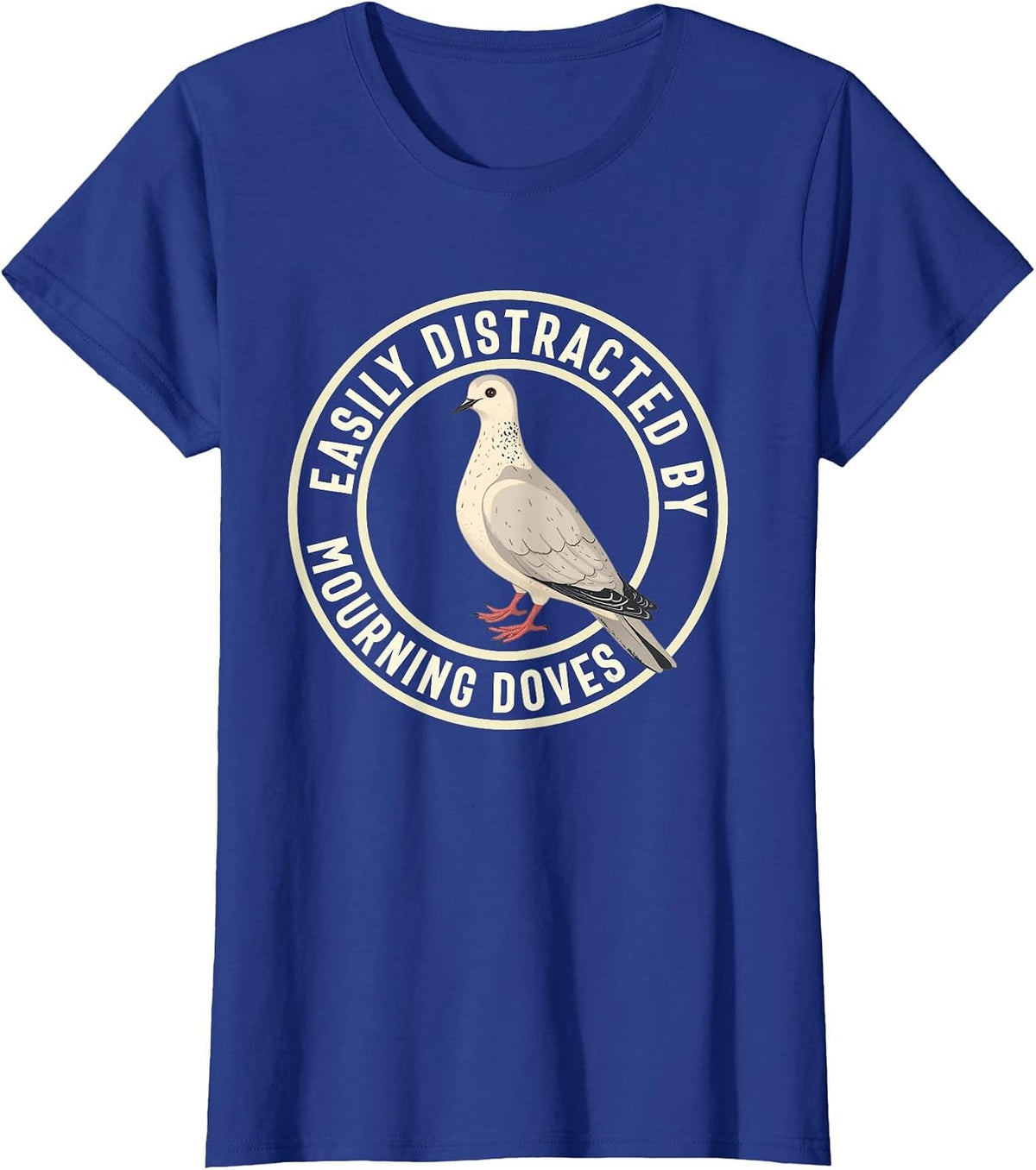 Mourning Dove Bird Lover Women Men Girl Boys Turtle Dove T-Shirt - Royal Blue