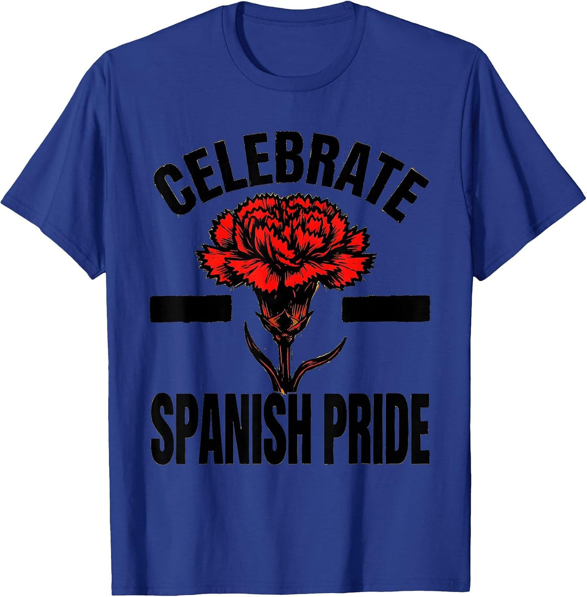 Celebrate Spanish Pride Heritage Month Design T-Shirt - Royal Blue