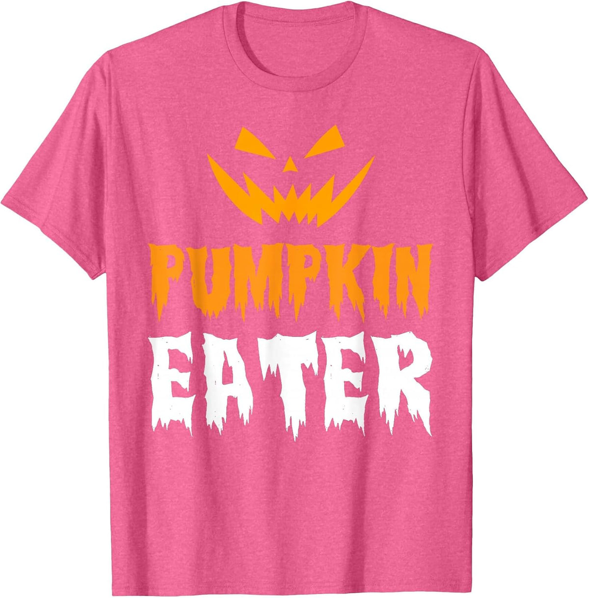 Peter Peter Pumpkin Eater for Halloween Costume Funny T-Shirt - Pink Heather