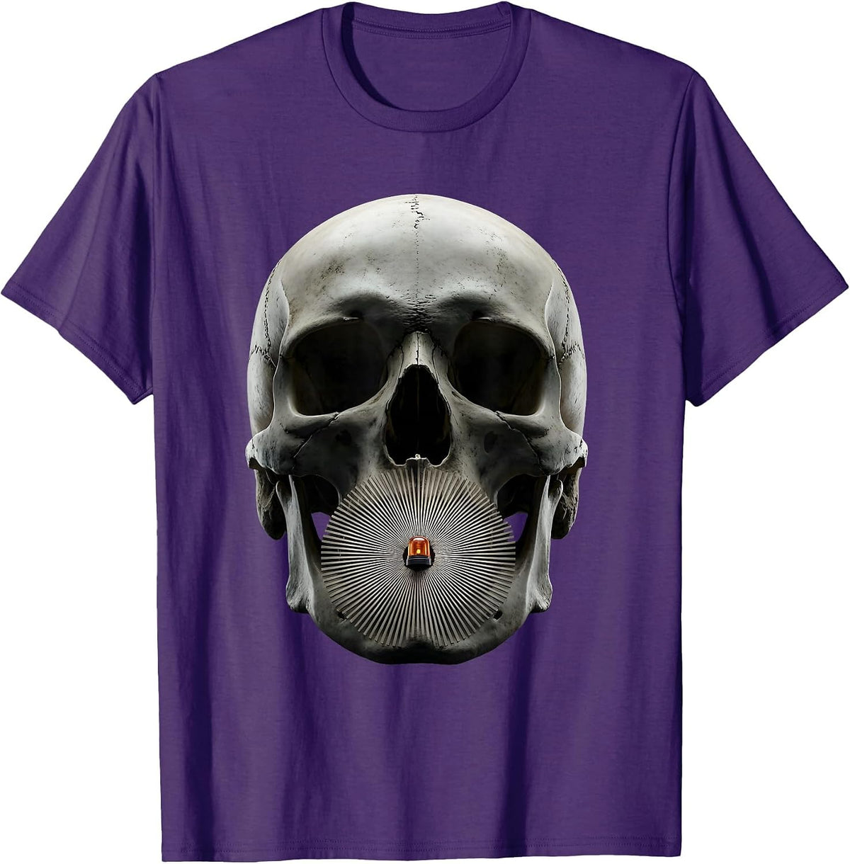 Responder Helmet Noise Halo Funny First Responder Gift T-Shirt - Purple