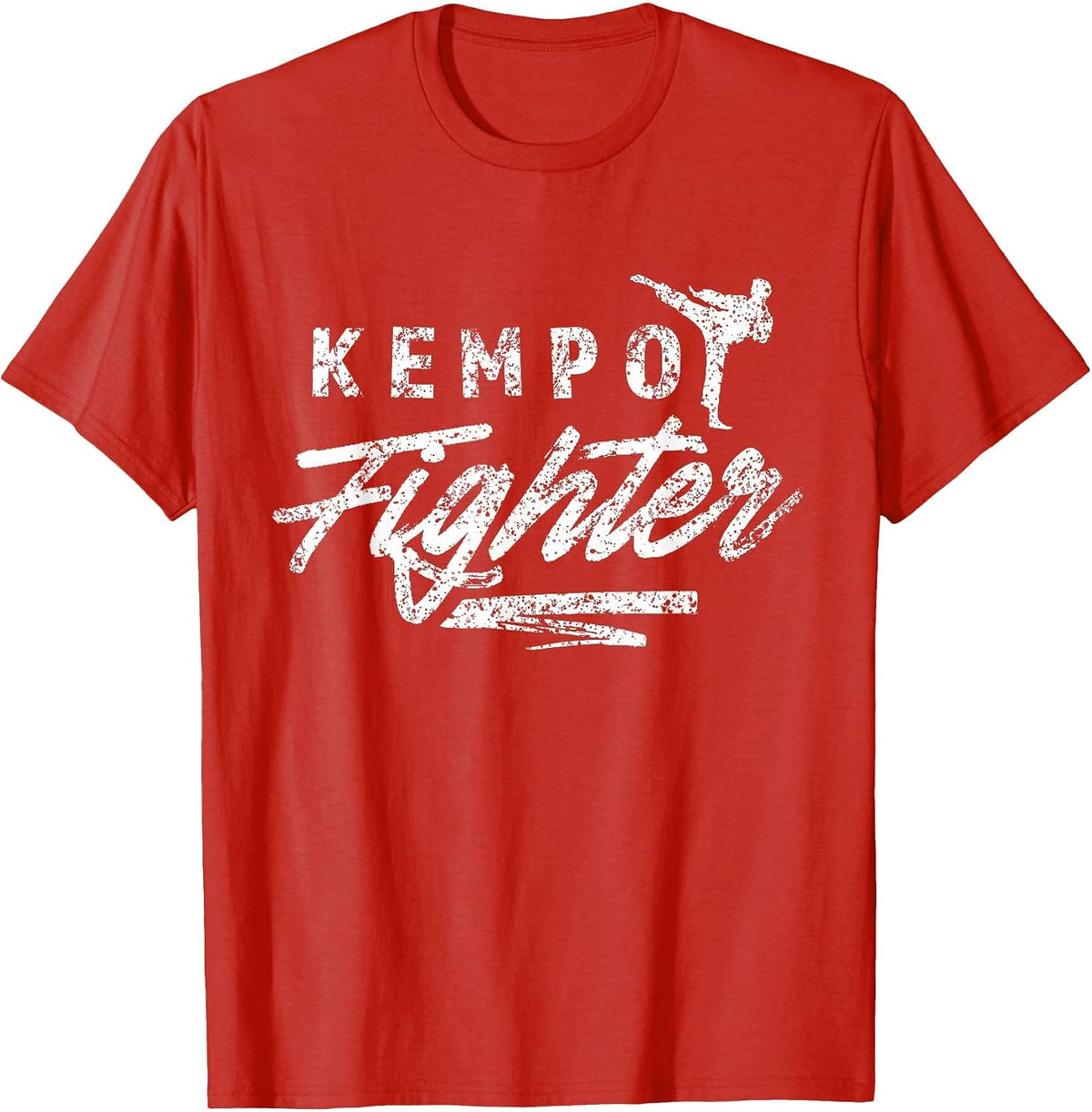 Kempo Fighter Karate Shaolin Kenpo Martial Arts T-Shirt - Red
