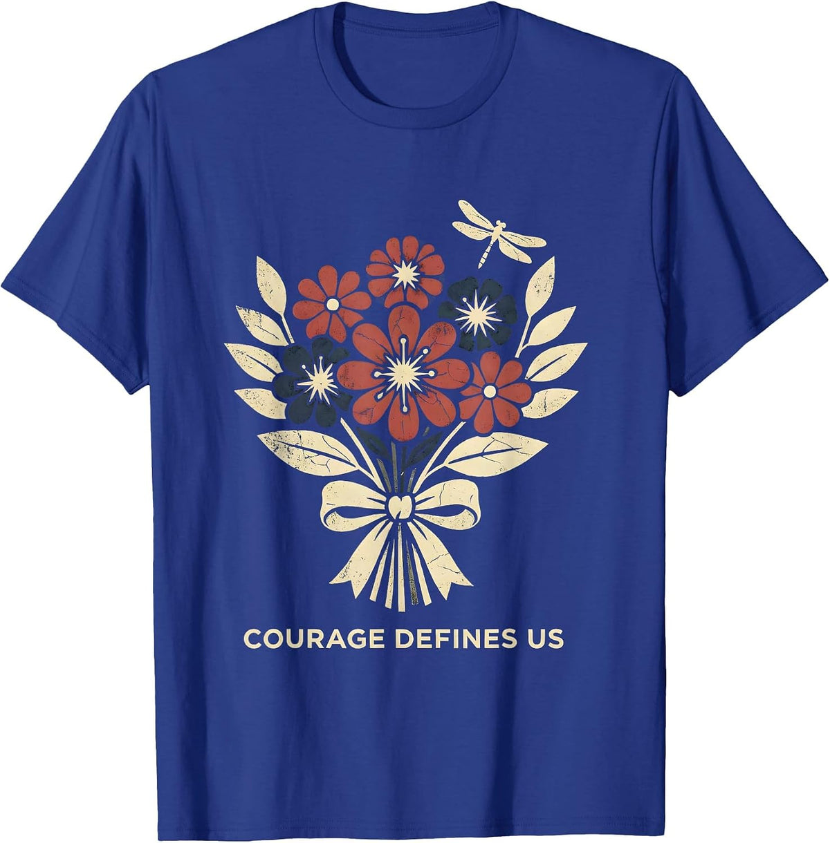 Courage Defines Us Patriot Day Design T-Shirt - Royal Blue