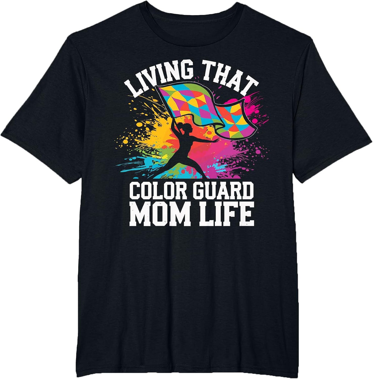 Color Guard Mom T-Shirt - Black