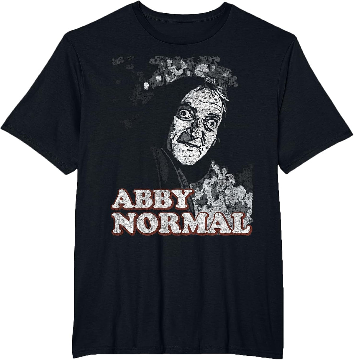 Abby Normal Brain Funny Halloween T-Shirt - Black