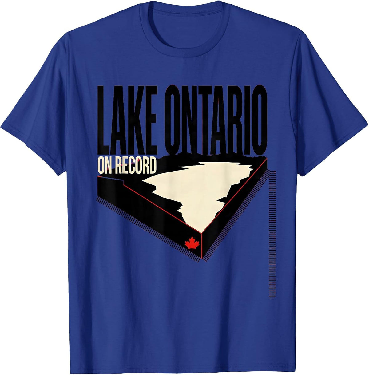 Men's Lake Ontario, On Record Funny Political Satire Lake Renaming T-Shirt - Royal Blue