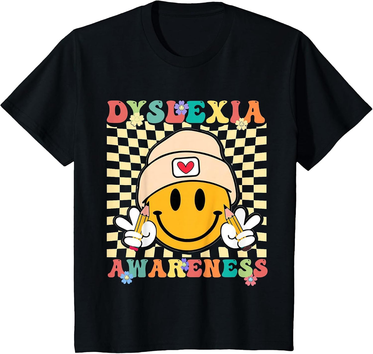 Dyslexia Awareness Dyslexia Specialist Teacher T-Shirt - Black