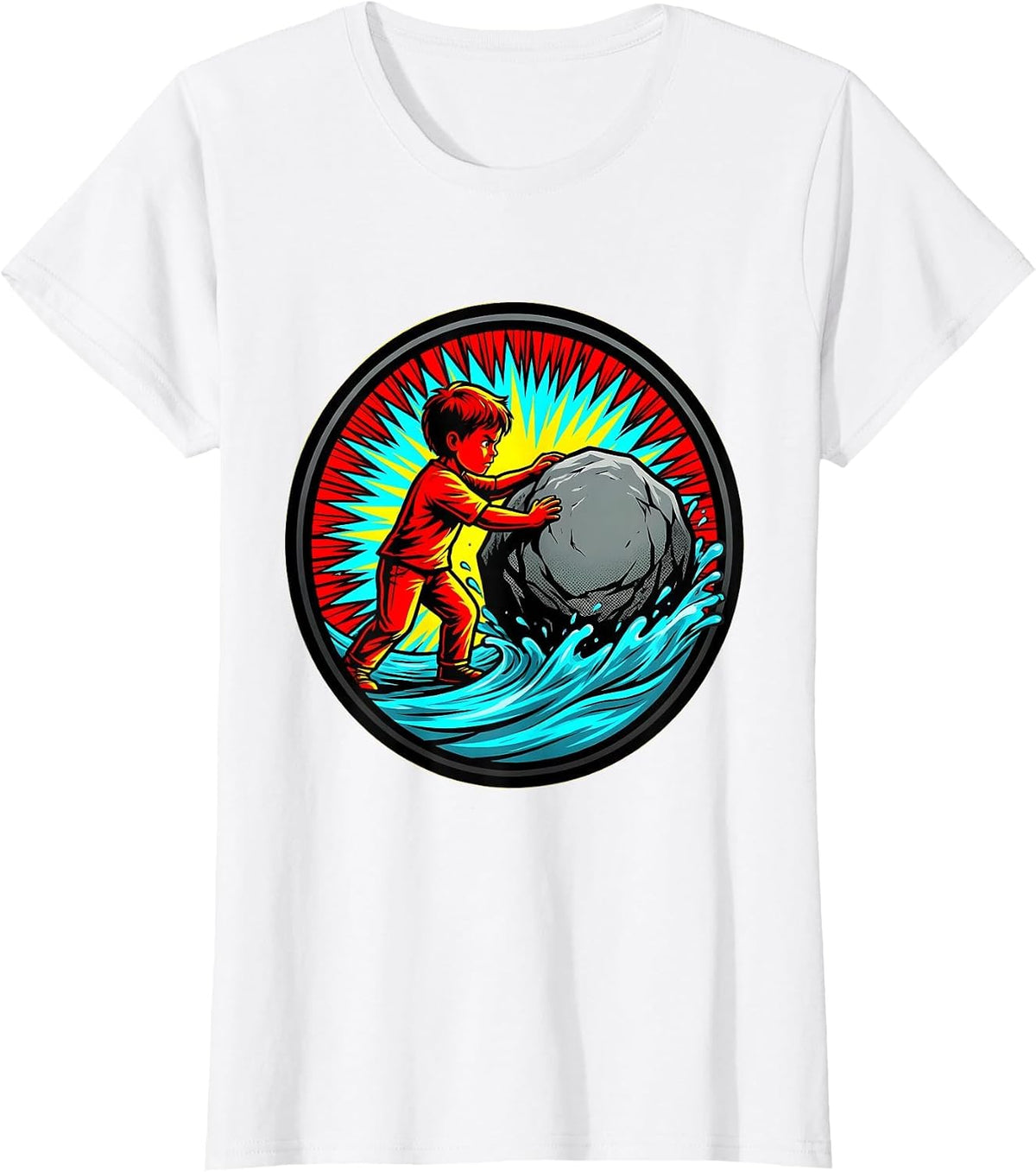 Be Like Subtraction Remove Obstacles Graphic Tee T-Shirt - White