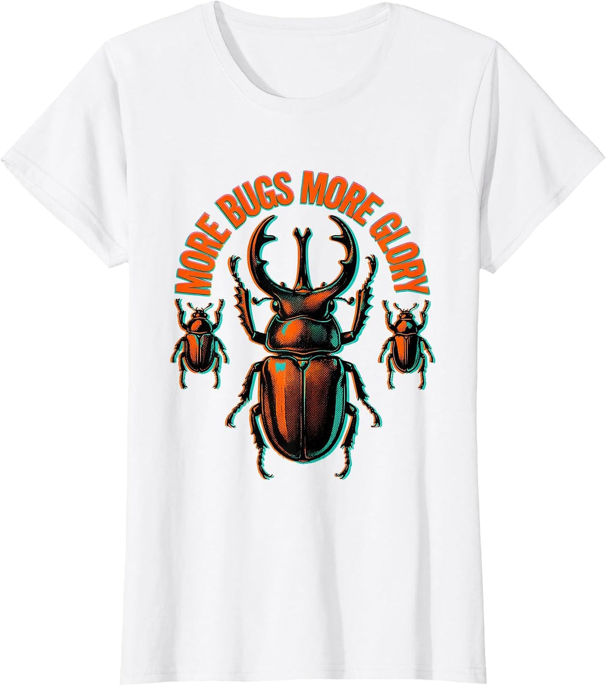 More Bugs More Glory Coding Developer Design T-Shirt - White