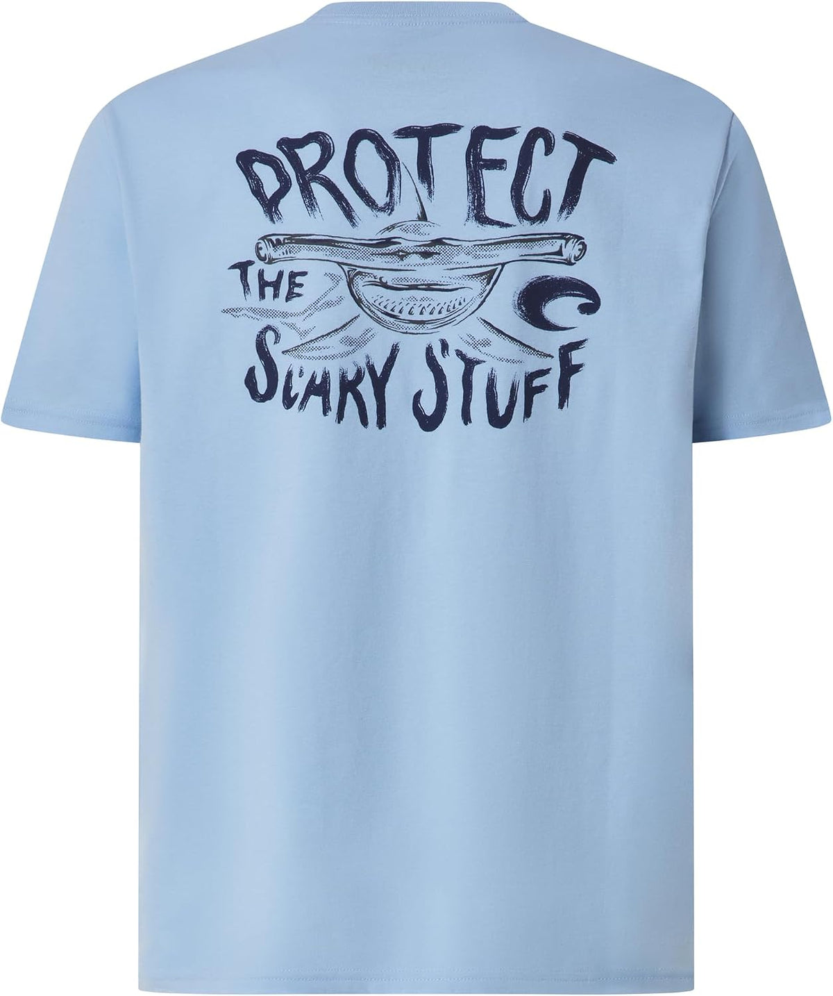Costa Del Mar Men's Shark Hammerhead T-Shirt - Light Blue