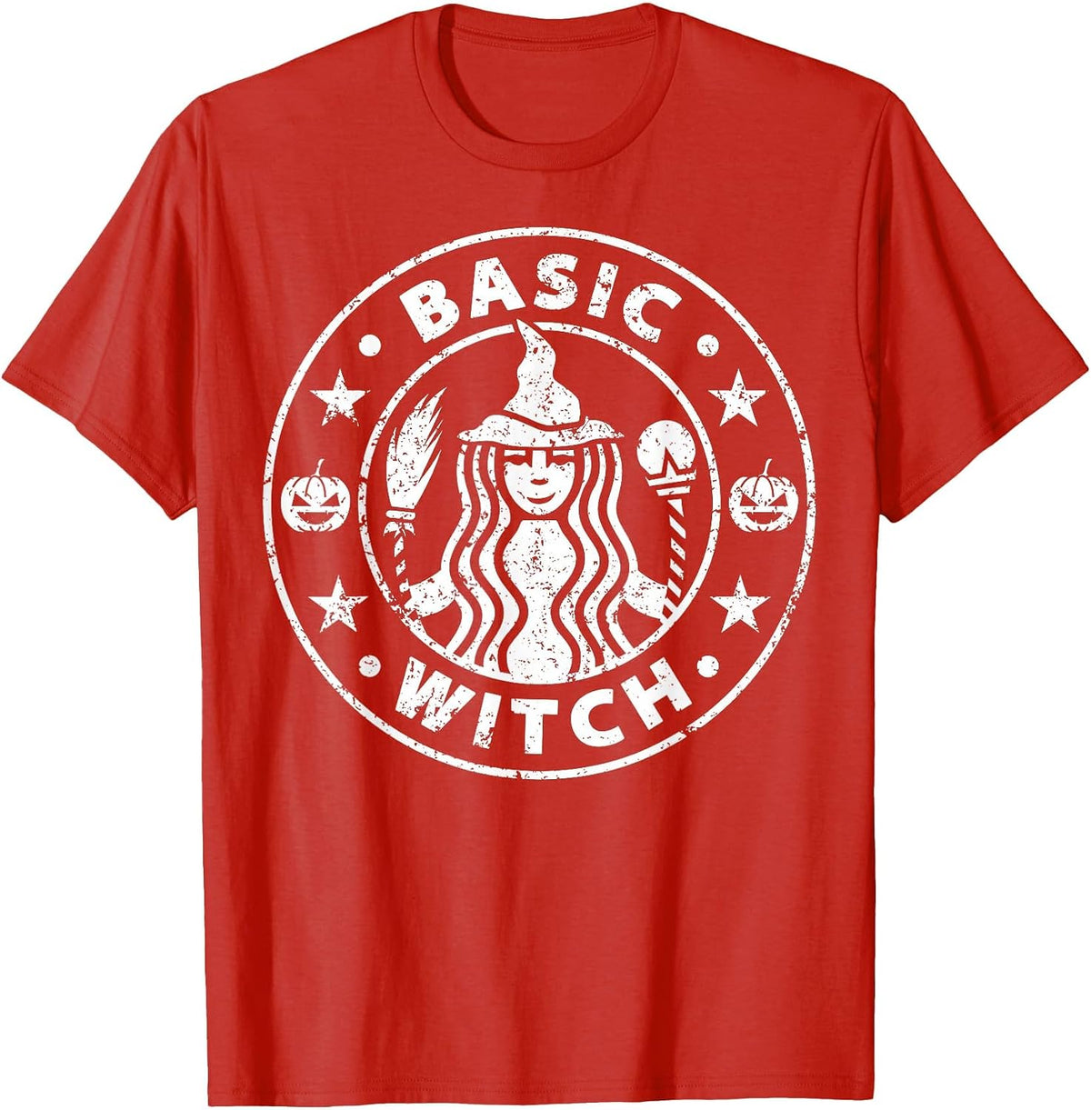 Basic Witch T-Shirt - Red