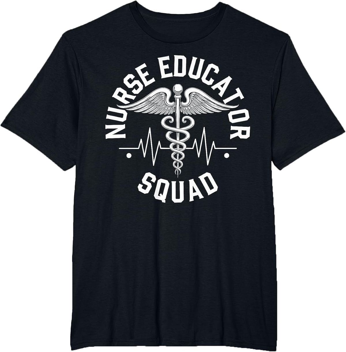 Funny Nurse Educator Squad T-Shirt - Black