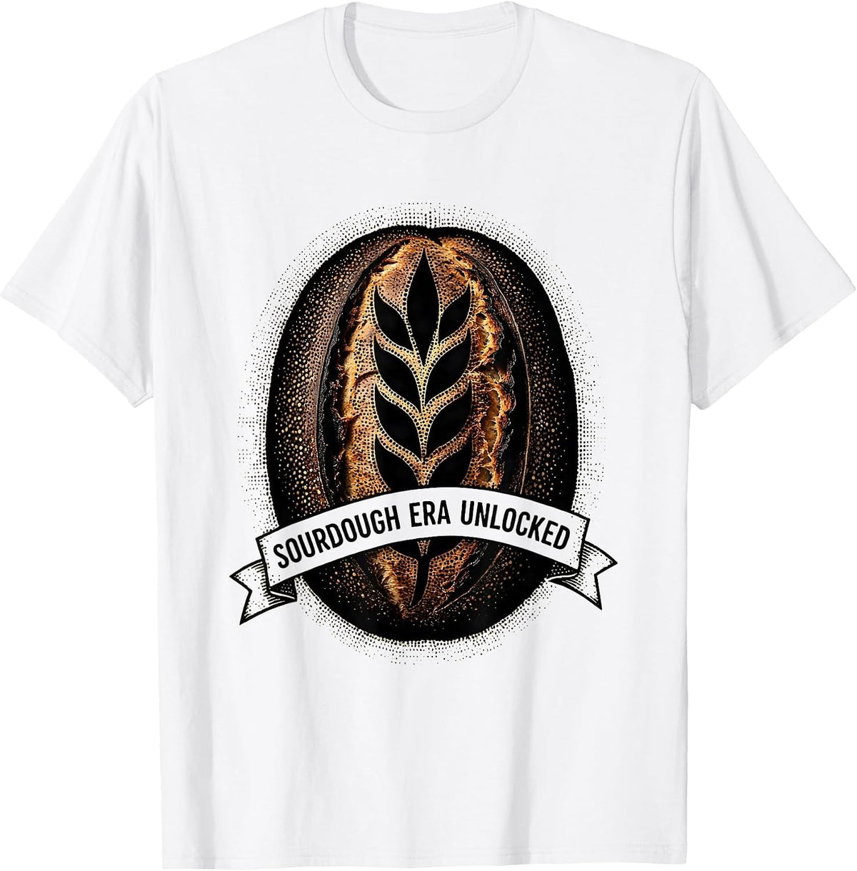 Men's In My Sourdough Era Unlocked Design T-Shirt - White