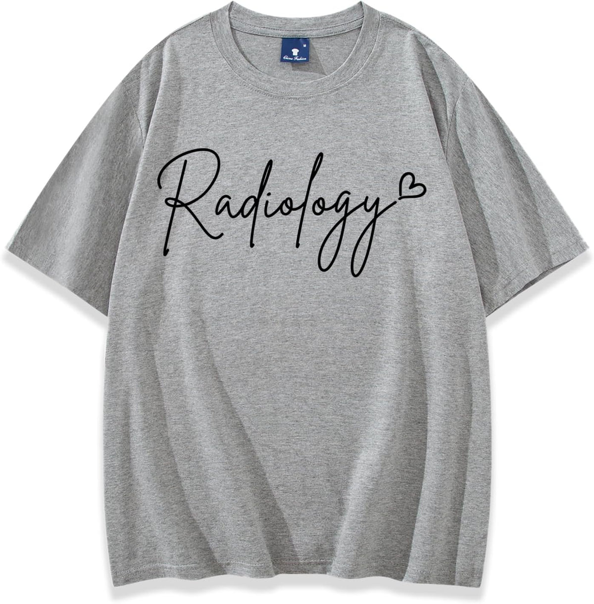 Radiology Shirt Radiology Crewneck Tee - Grey