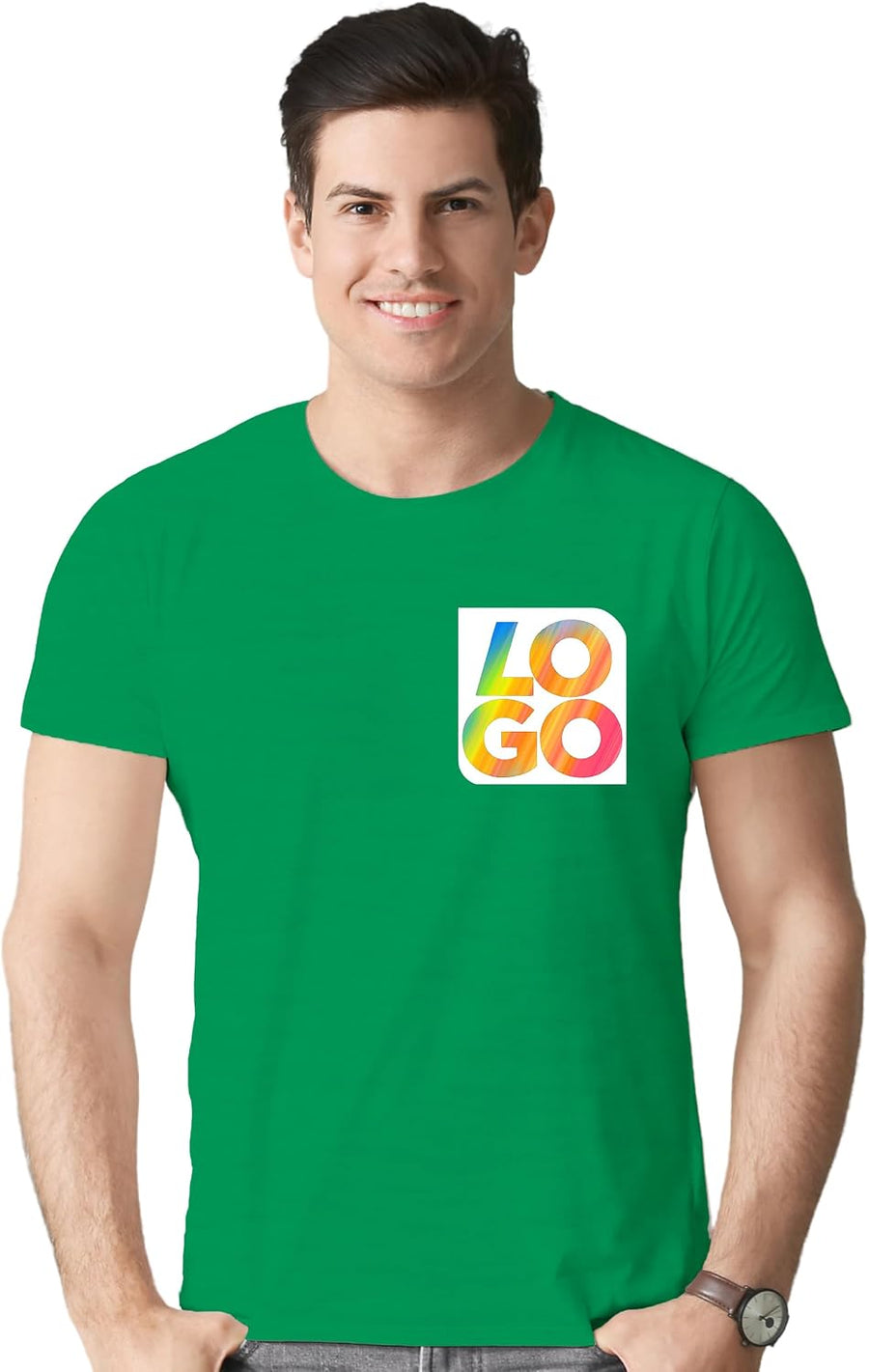 Custom Embroidered Softstyle® 4.5 oz T-Shirt – Perfect for Teams, Groups & Events - Irish Green 12