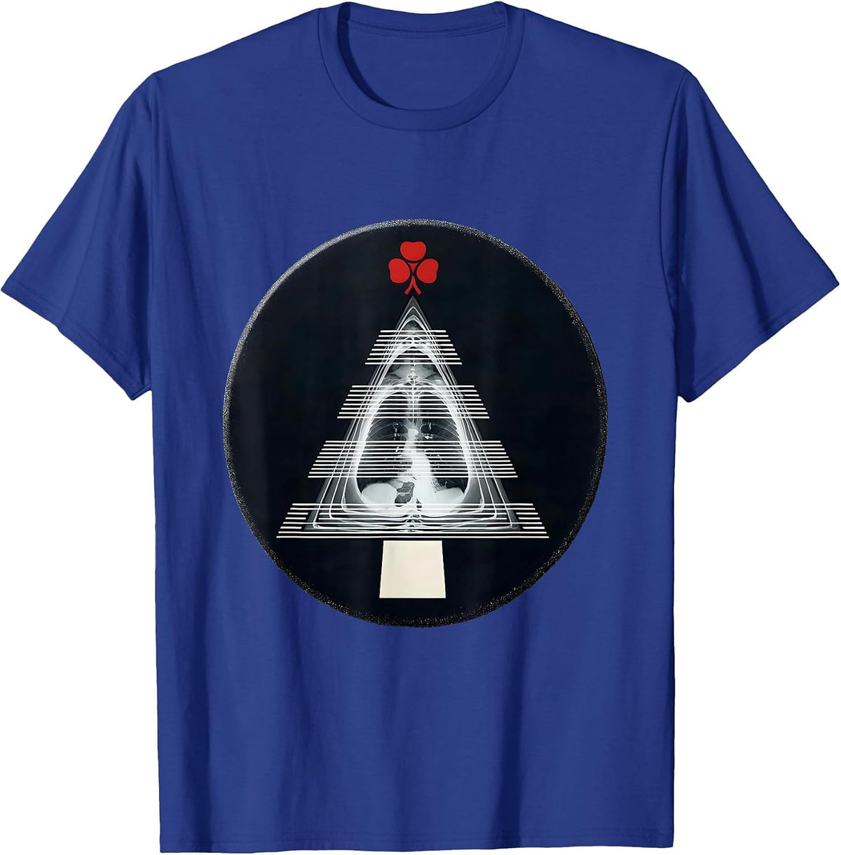 Men's Sealed CT Slice Badge Radiology Tech Christmas Humor T-Shirt - Royal Blue