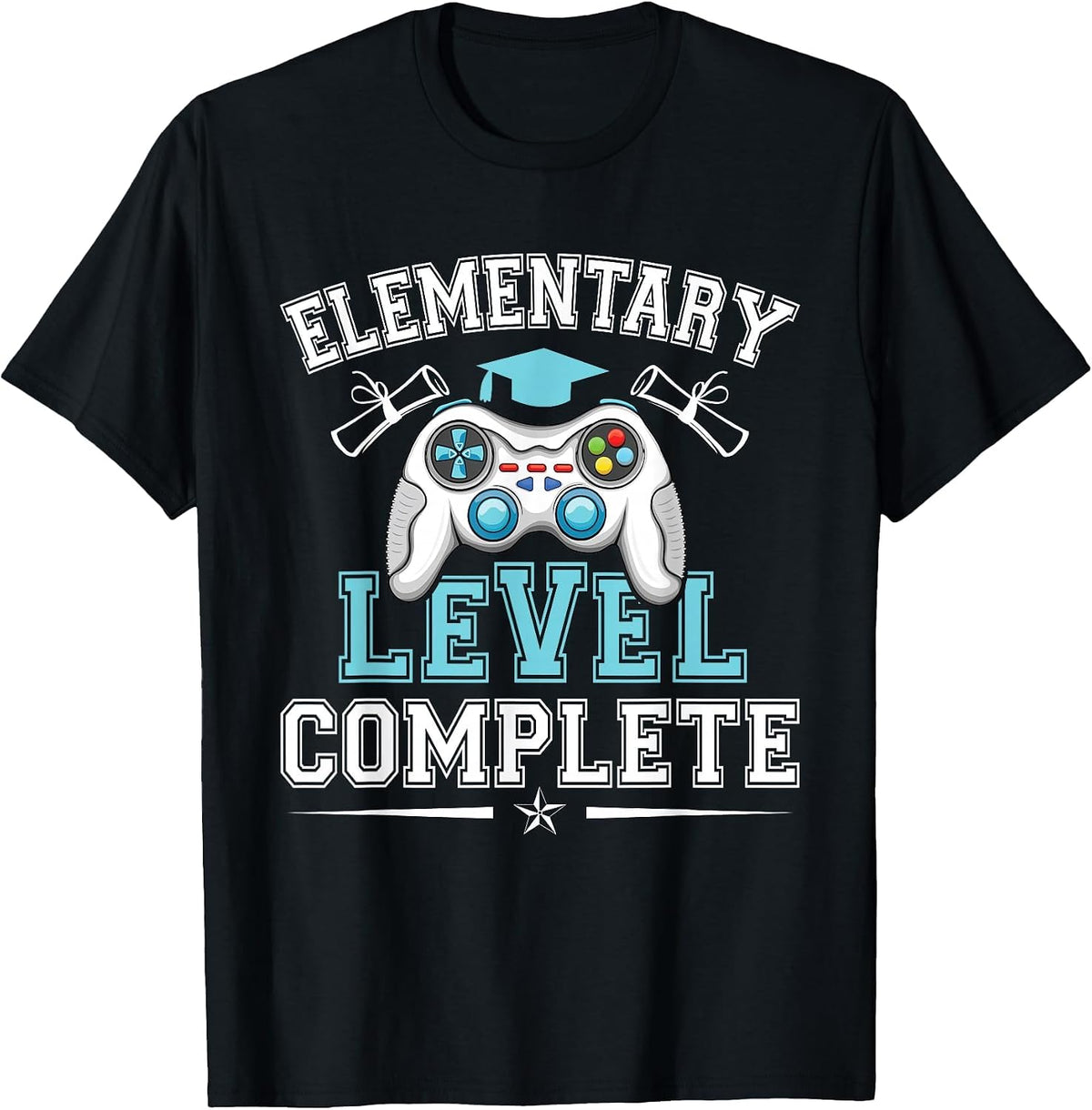 Elementary Level Complete Graduation 2026 Class Elementary T-Shirt - Black