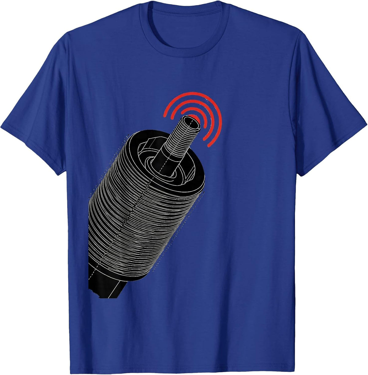 Men's Precision Pipe Threader Die Swiss International Plumber T-Shirt - Royal Blue