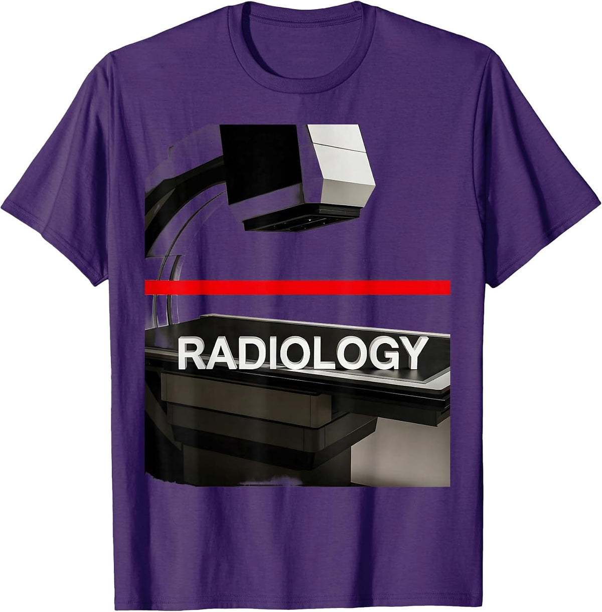 Men's RADIOLOGY Cute Radiology Tech Coquette Playful Pride T-Shirt - Purple