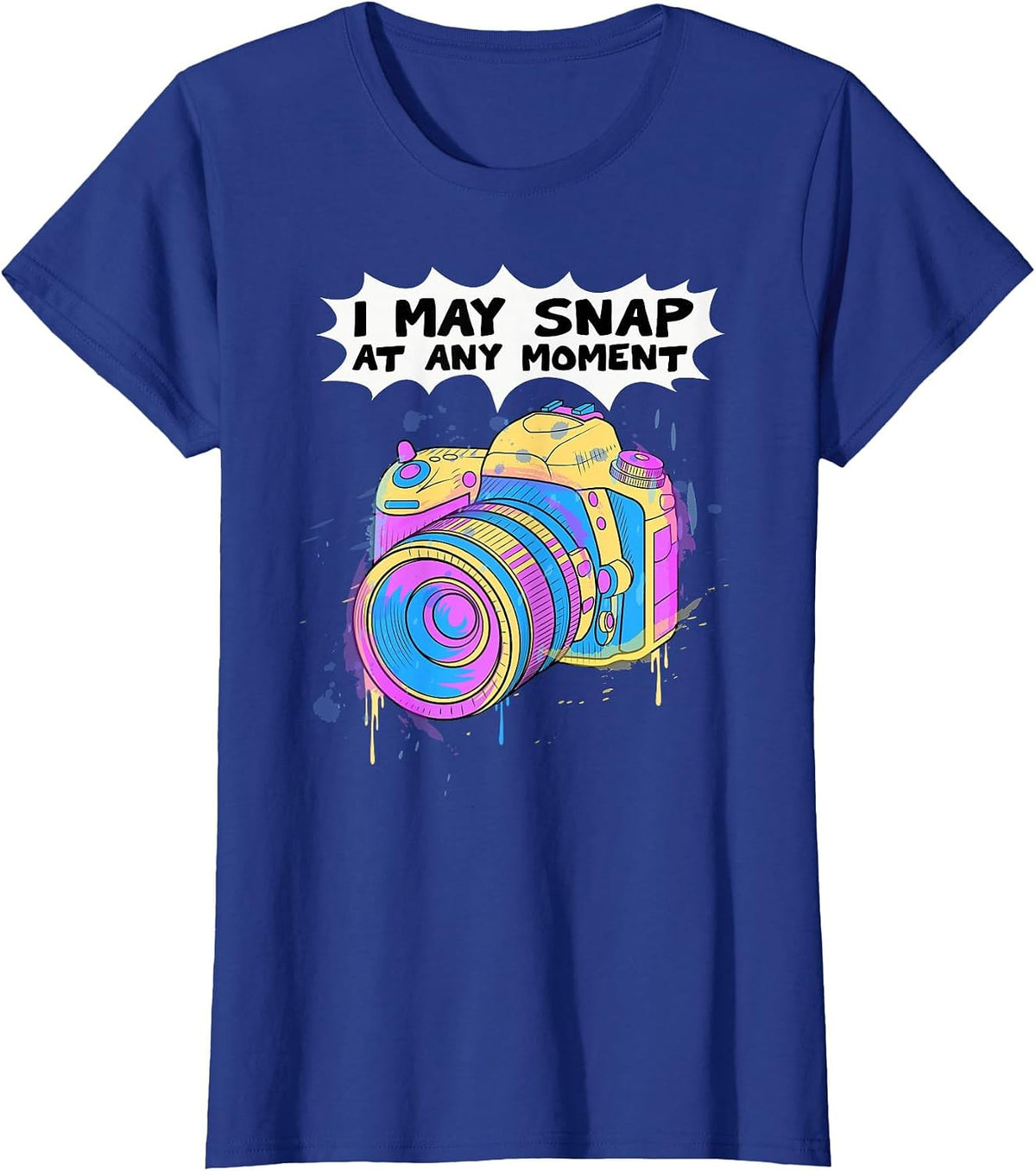Photographer - Photography Camera T-Shirt - Royal Blue